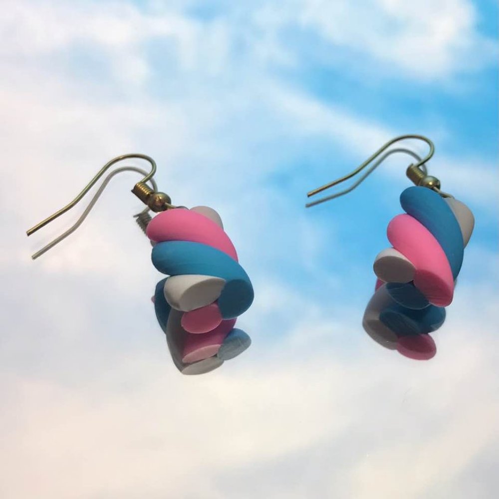 New Short Marshmallow Candy Earrings